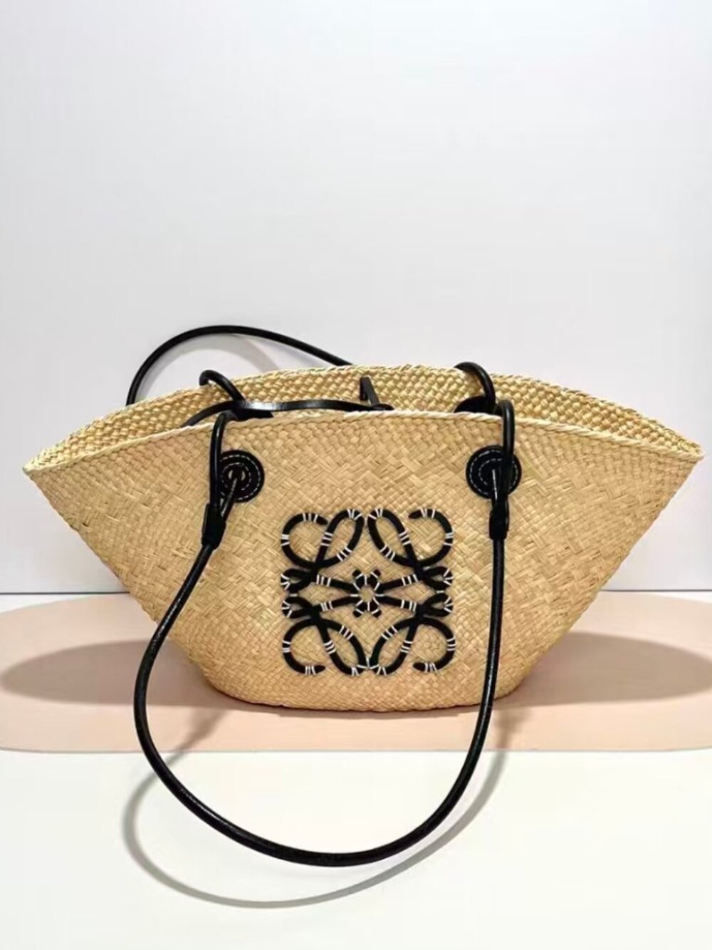 Loewe Handwoven Iraca Palm Tote Bag